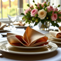 Le pliage de serviettes papier originale et chic : mon guide pratique