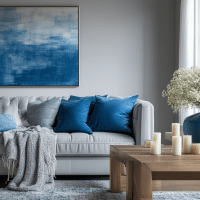 Couleur gris et bleu : comment j&rsquo;ai marié ces tons pour une ambiance apaisante