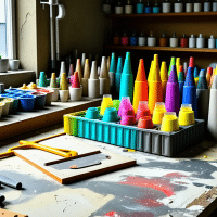 Réaliser un plan de travail en pâte à modeler durcie