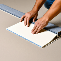 Réaliser un sol stratifié en fibres d’air compressé