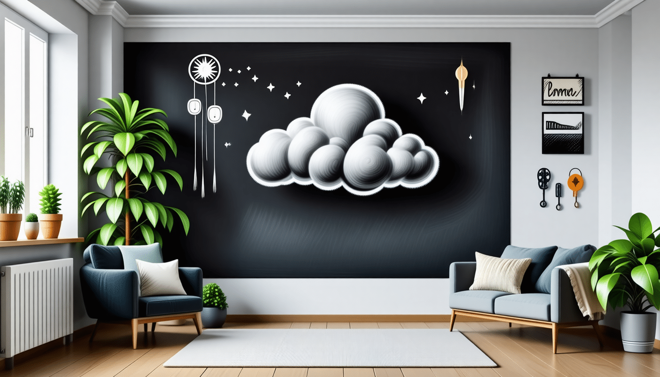 découvrez comment réaliser une peinture ardoise originale en forme de nuage pour apporter une touche créative et ludique à votre décoration intérieure. idéal pour écrire des messages ou laisser libre cours à l’imagination des enfants !