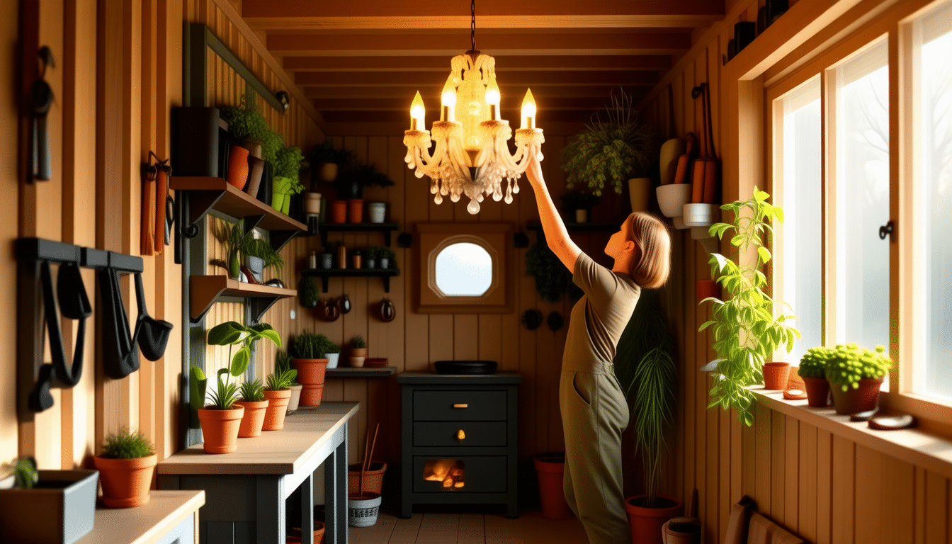 découvrez comment accrocher facilement un lustre dans votre abri de jardin pour apporter une touche d’élégance et plus de lumière à votre espace extérieur. suivez nos conseils et étapes pratiques pour une installation en toute sécurité.