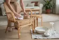 Nettoyage du rotin : méthode douce, taches et moisissures