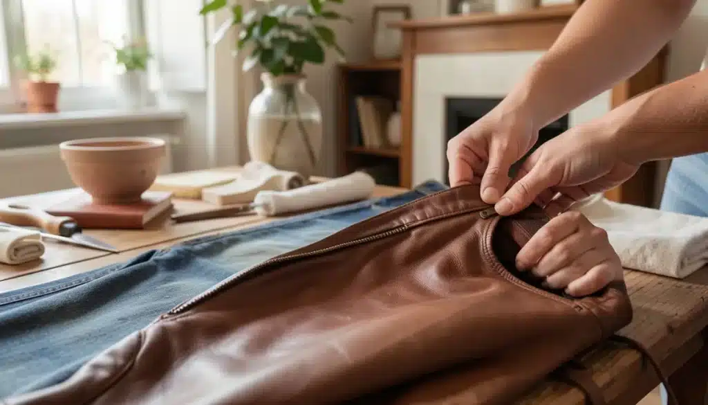 Comment nettoyer l'intérieur d'un pantalon en cuir