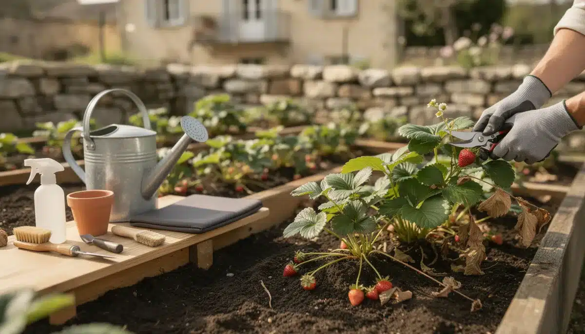 Nettoyage des fraisiers : quand et comment le faire