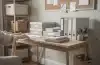 Idée rangement bureau : organiser papiers, fournitures et câbles