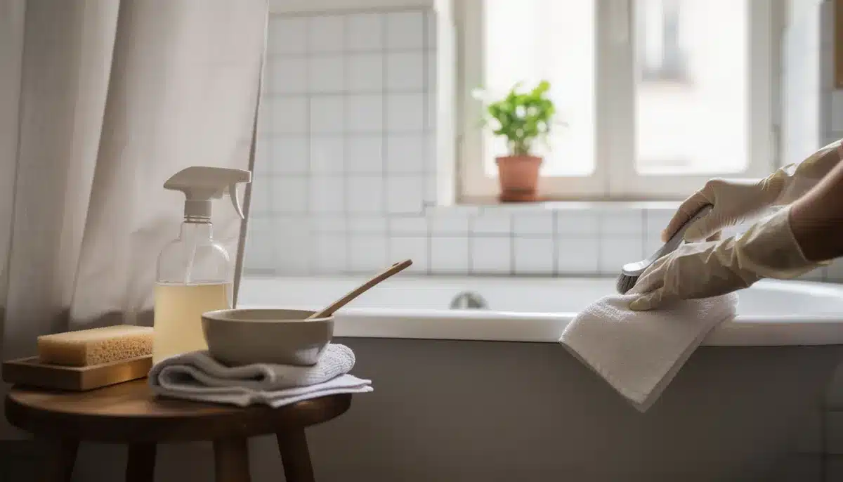 Comment nettoyer les joints de salle de bain noircis ou moisis