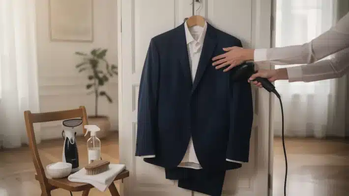 Nettoyer un costume soi-même, avec ou sans pressing