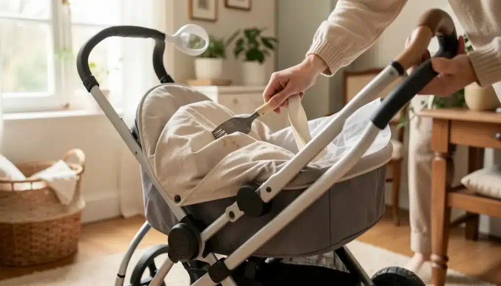 Comment nettoyer une poussette étape par étape