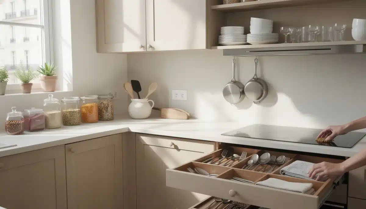 Rangement dans la cuisine : méthode et idées par zone