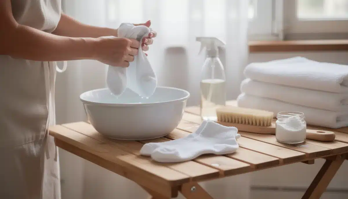 Comment nettoyer des chaussettes blanches très sales