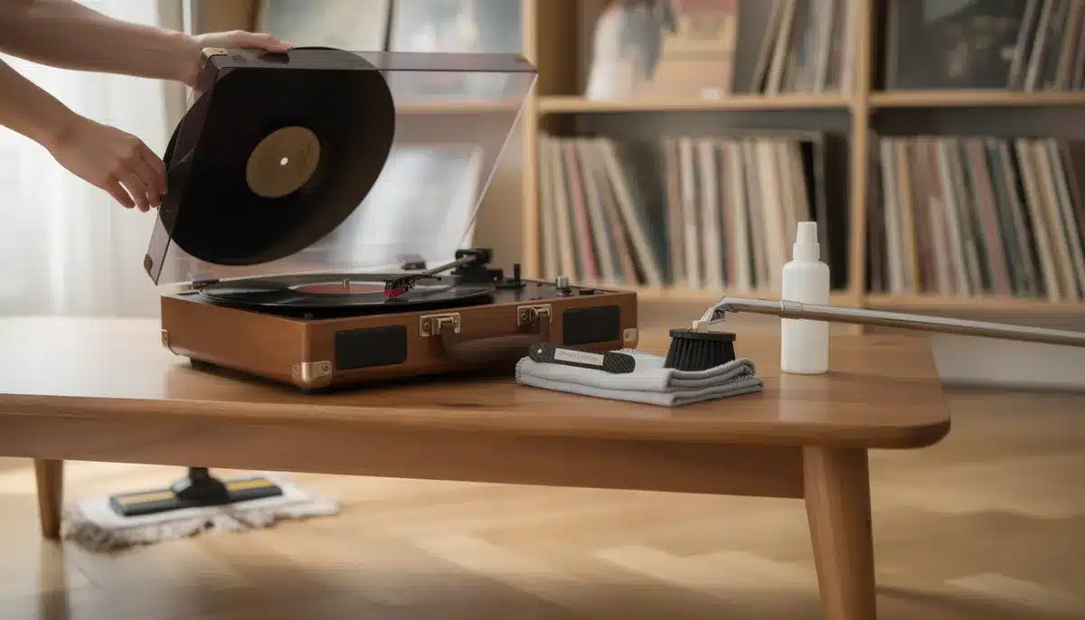 Nettoyer un vinyle sans l'abîmer : disques, diamant et sol