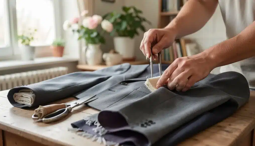 Nettoyer un costume à la maison, sans pressing