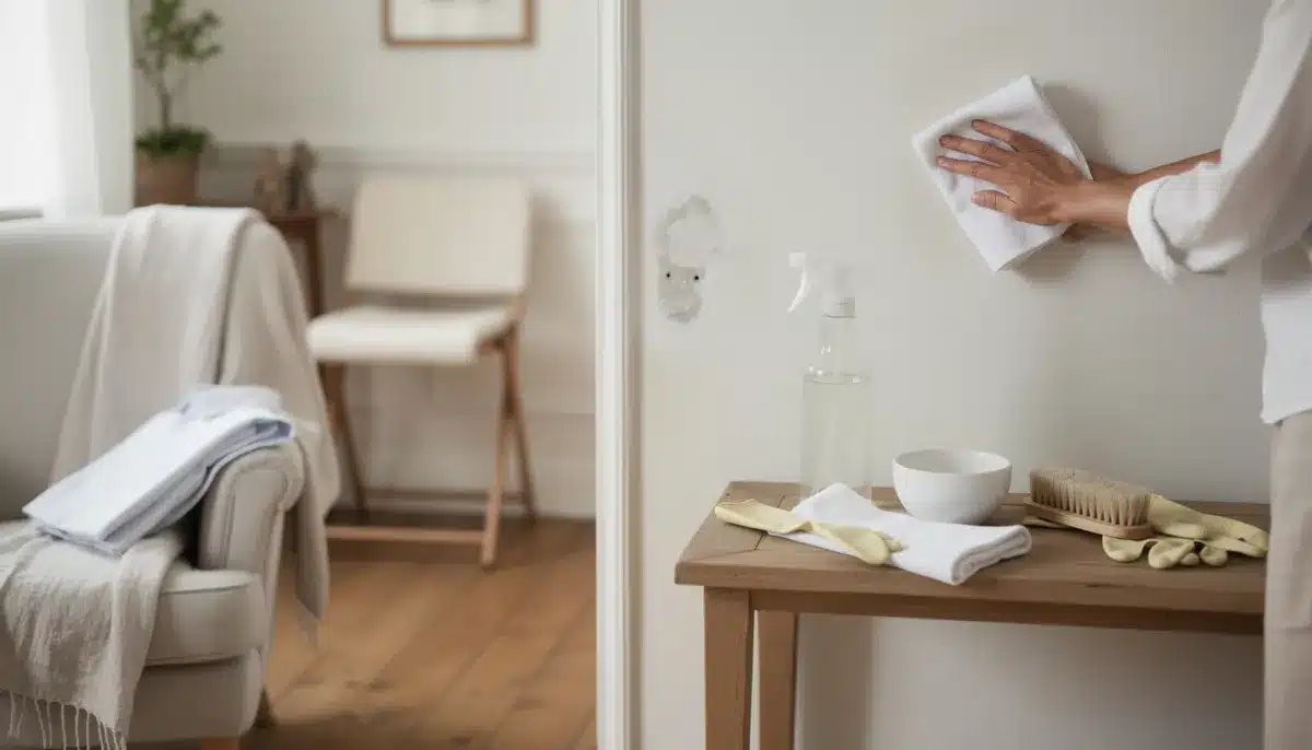 Nettoyer du moisi sur un mur, un tissu ou du plastique