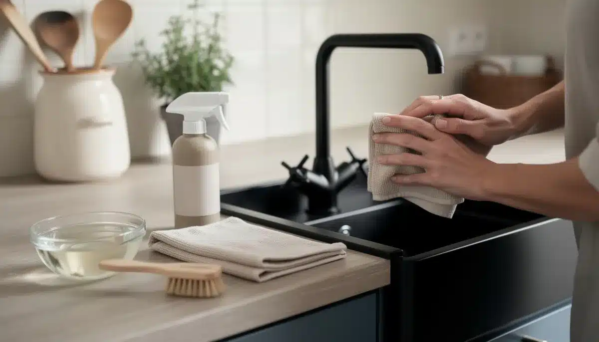 Comment nettoyer du métal noir mat sans le faire briller