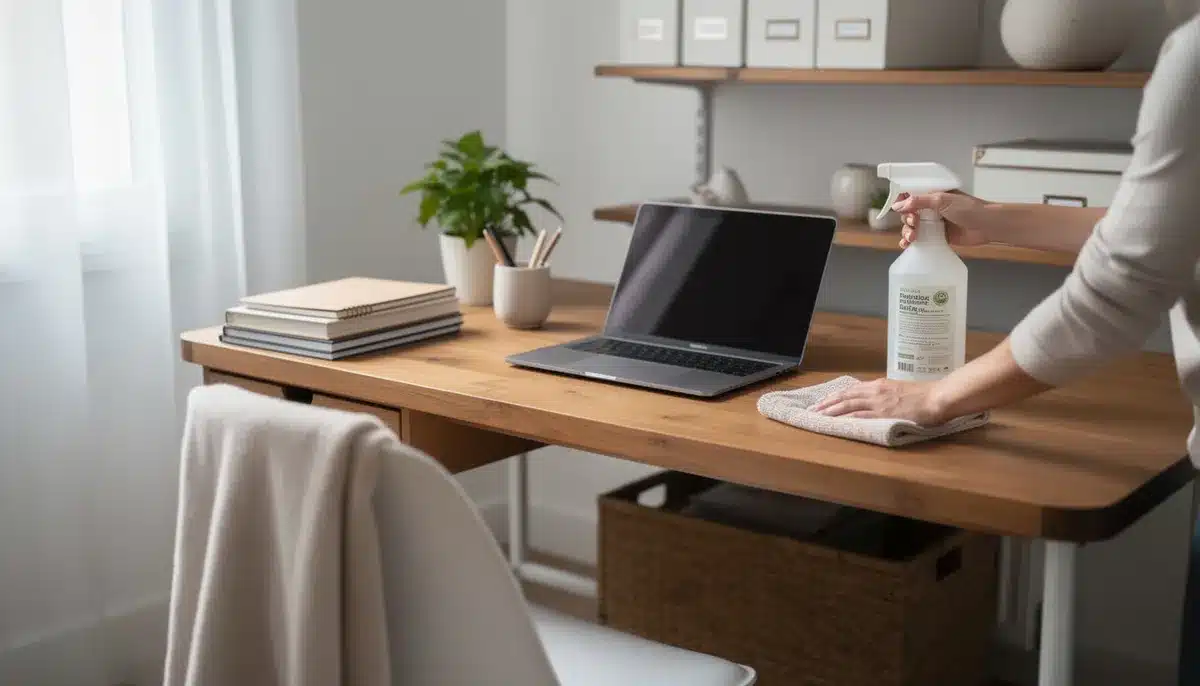 Nettoyer un bureau : méthode, ordre des tâches et check-list