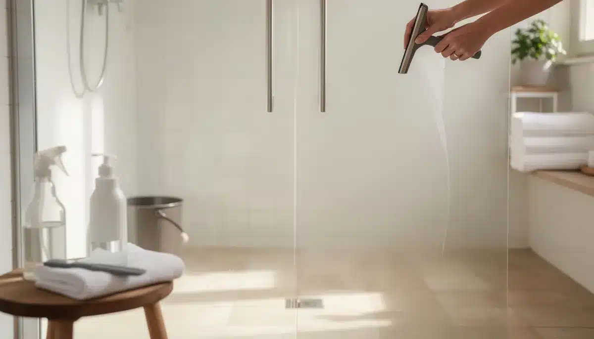 Comment nettoyer des vitres de douche sans laisser de traces